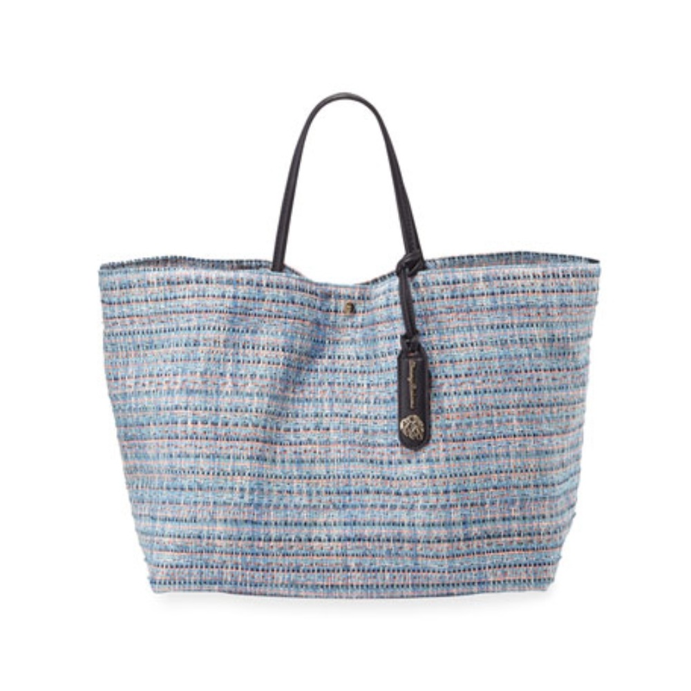Mylos Large Woven Tote Bag NWT